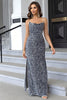 Sequin Backless Split Maxi Dress-Teresa's Fashionista LLC