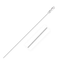 10k White Gold Gourmette Chain 1.0mm (1.00 mm)