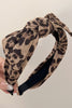 Leopard Polyester Wide Headband - Teresa's Fashionista LLC