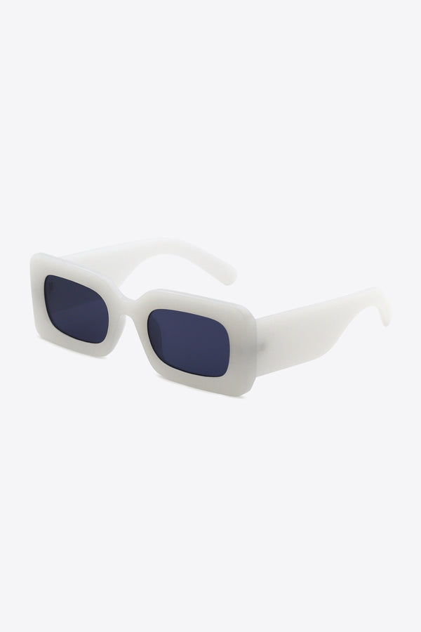 Polycarbonate Frame Rectangle Sunglasses-Teresa's Fashionista LLC
