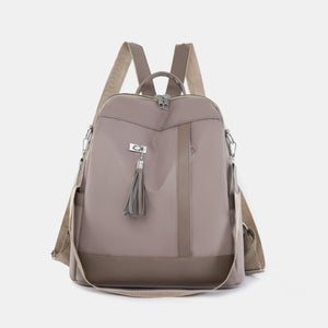 Tassel Oxford Cloth Backpack Bag-Teresa's Fashionista LLC