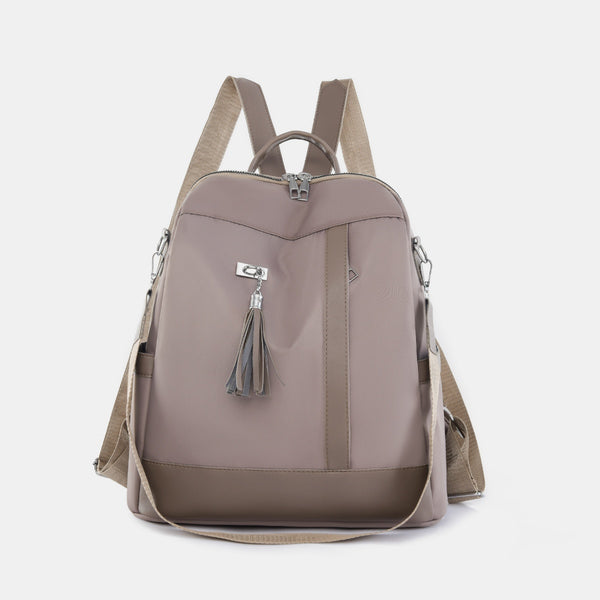 Tassel Oxford Cloth Backpack Bag-Teresa's Fashionista LLC