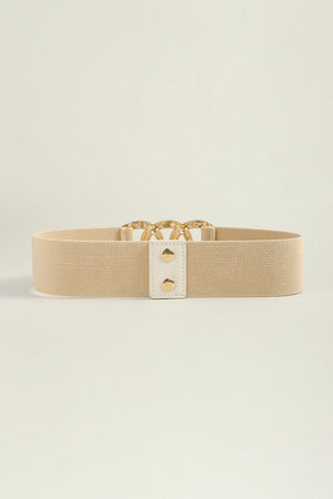 Zinc Alloy Buckle Elastic Wide Belt-Teresa's Fashionista LLC