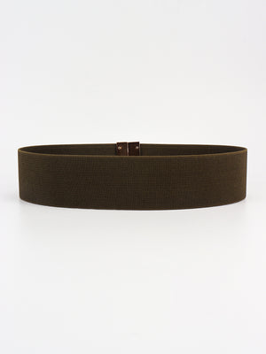 Alloy Buckle Elastic Belt-Teresa's Fashionista LLC