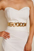 Chain Detail PU Belt-Teresa's Fashionista LLC
