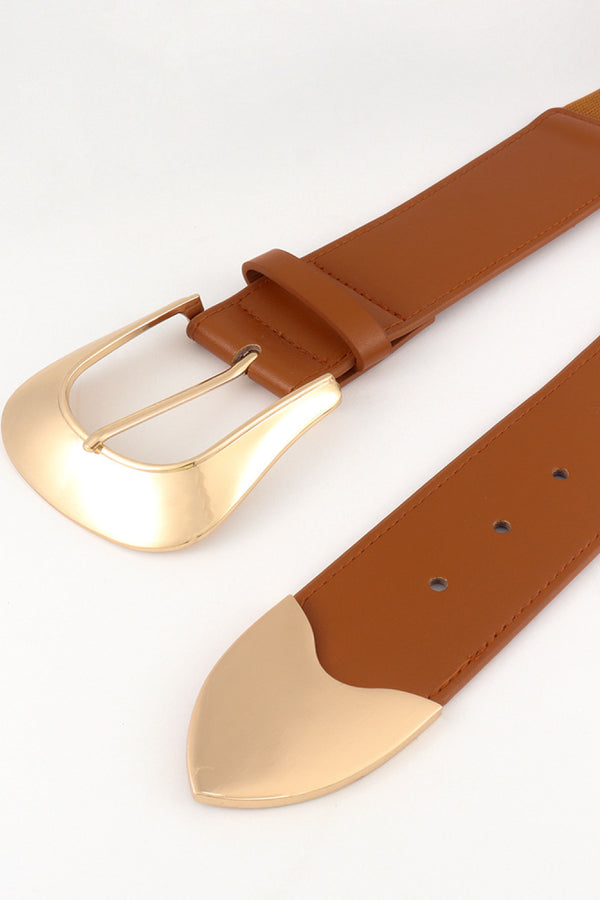 Elastic Wide PU Belt-Teresa's Fashionista LLC