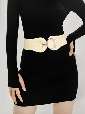 PU Elastic Wide Belt-Teresa's Fashionista LLC