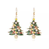Christmas Tree Dangle Earrings