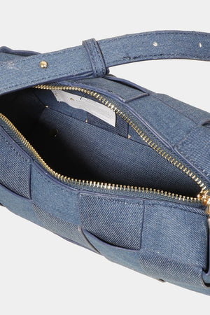 Fame Woven Crossbody Bag with Adjustable Strap - Teresa's Fashionista LLC