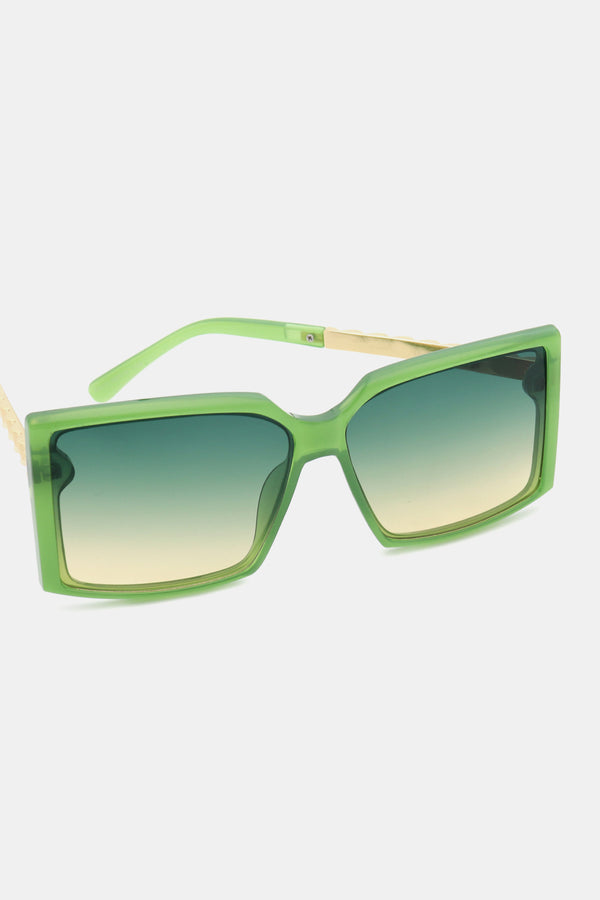 Polycarbonate Frame Square Sunglasses-Teresa's Fashionista LLC