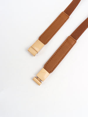 PU Elastic Skinny Belt-Teresa's Fashionista LLC
