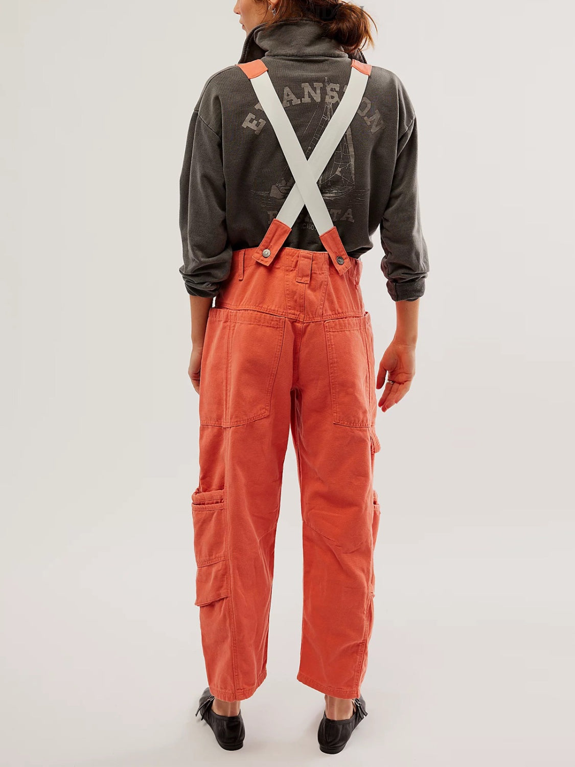 Pocketed Wide Strap Denim Overalls - Teresa's Fashionista LLC