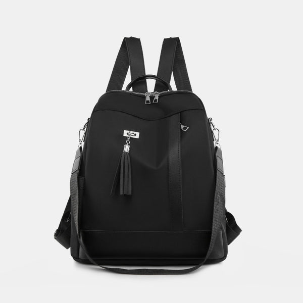 Tassel Oxford Cloth Backpack Bag-Teresa's Fashionista LLC