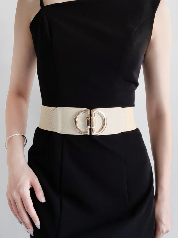 D Buckle Elastic Belt-Teresa's Fashionista LLC