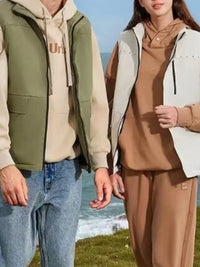 Men's Full Size Zip Up Vest Plus Size