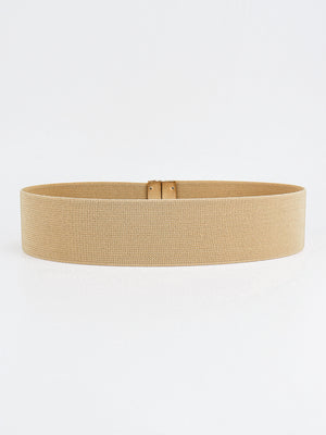 Alloy Buckle Elastic Belt-Teresa's Fashionista LLC