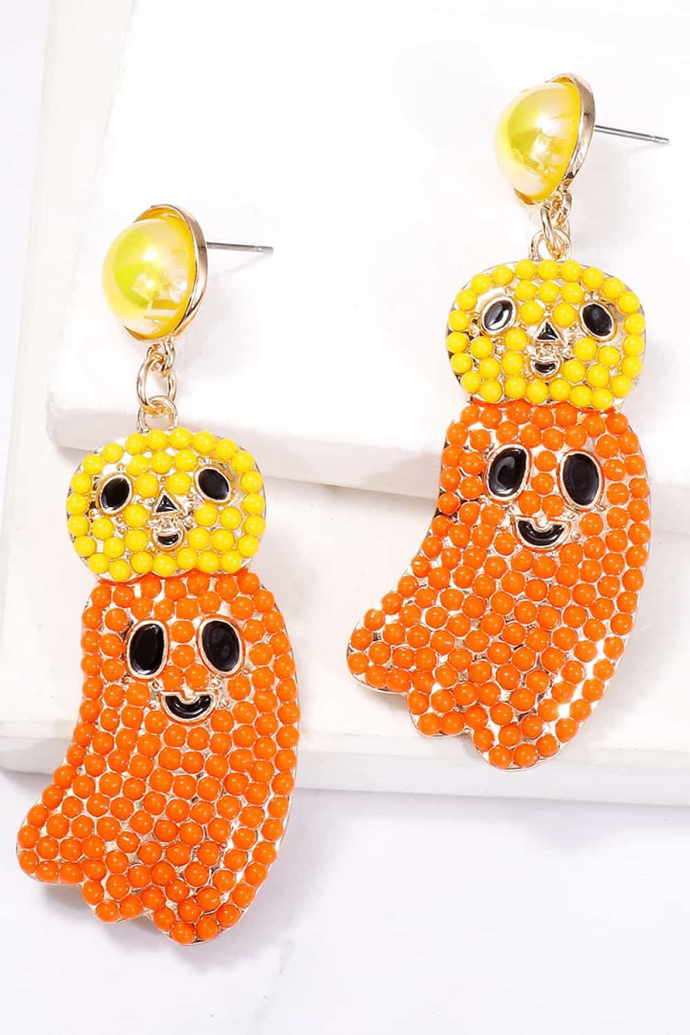 Halloween Ghost Shape Dangle Earrings - Teresa's Fashionista LLC
