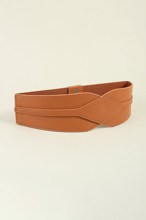 Elastic Wide PU Belt-Teresa's Fashionista LLC