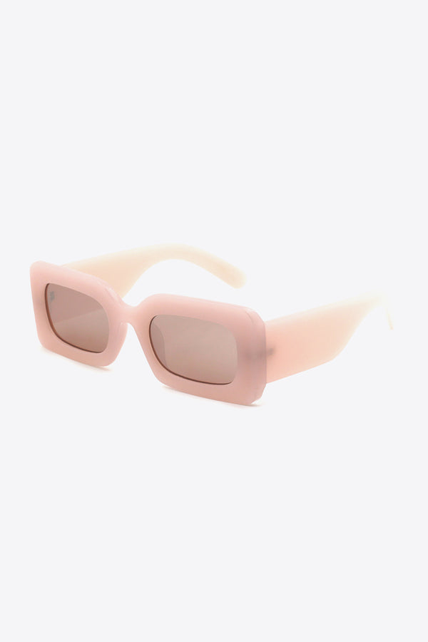 Polycarbonate Frame Rectangle Sunglasses-Teresa's Fashionista LLC