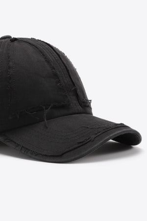 Distressed Adjustable Baseball Cap-Teresa's Fashionista LLC