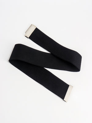 Alloy Buckle Elastic Belt-Teresa's Fashionista LLC