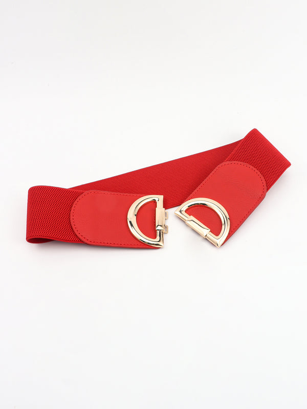 D Buckle Elastic Belt-Teresa's Fashionista LLC