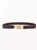 Zinc Alloy Buckle Elastic PU Belt-Teresa's Fashionista LLC