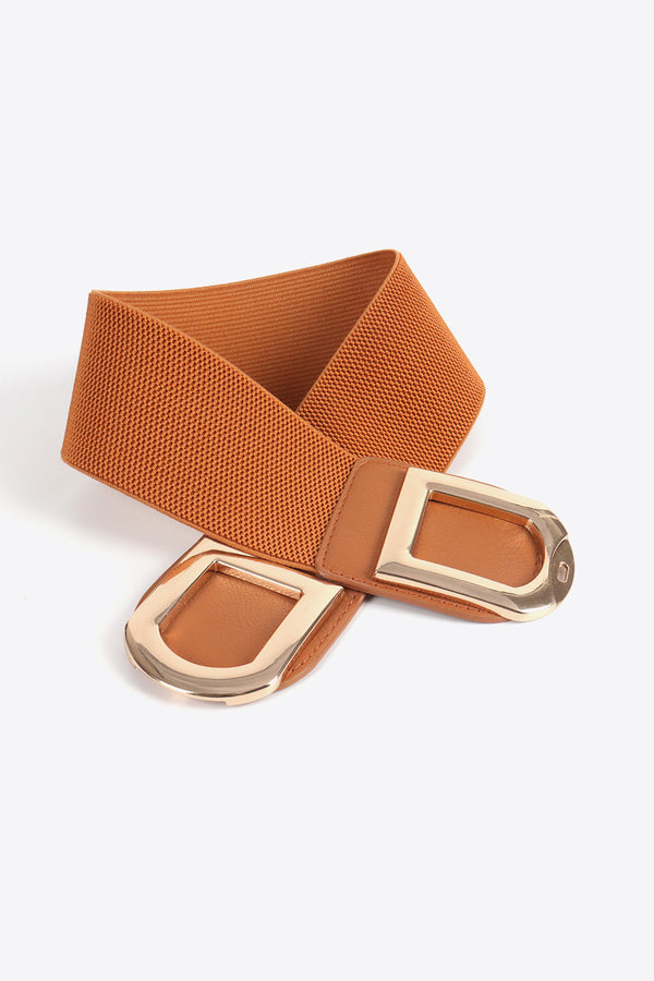 Double D Buckle PU Belt-Teresa's Fashionista LLC