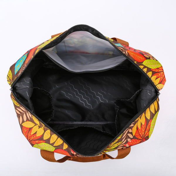 Canvas Printed Travel Bag-Teresa's Fashionista LLC