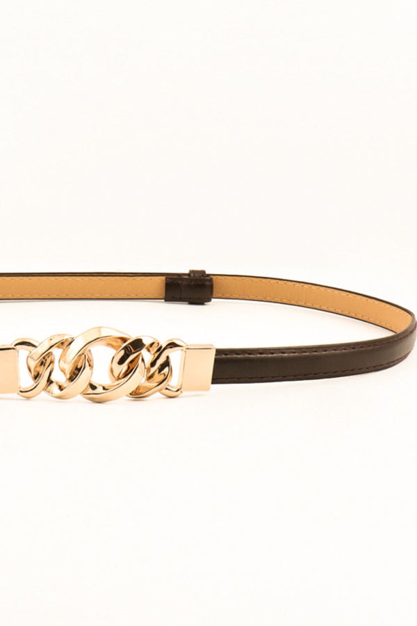 PU Skinny Belt-Teresa's Fashionista LLC