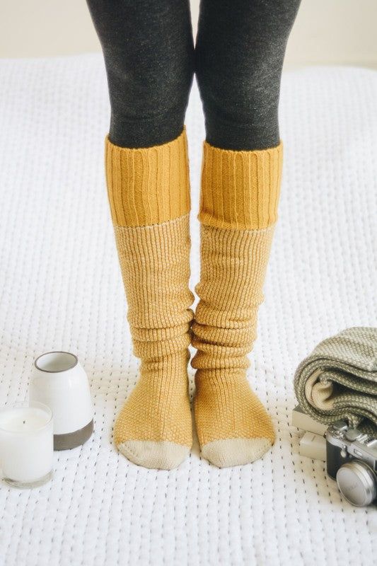 Knitted Lounge Socks-Teresa's Fashionista LLC