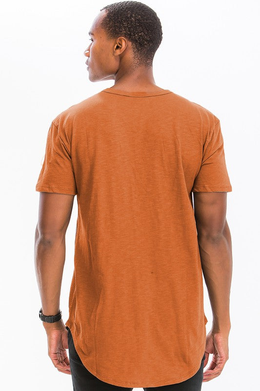 SHORT SLEEVE 4 BUTTON HENLEY SHIRT-Teresa&#39;s Fashionista LLC
