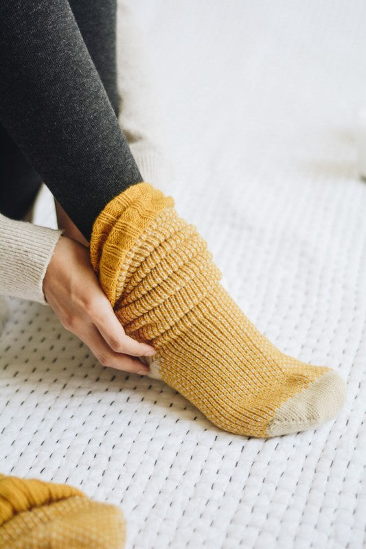 Knitted Lounge Socks-Teresa's Fashionista LLC