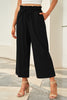 Drawstring Paperbag Waist Wide Leg Pants-Teresa's Fashionista LLC