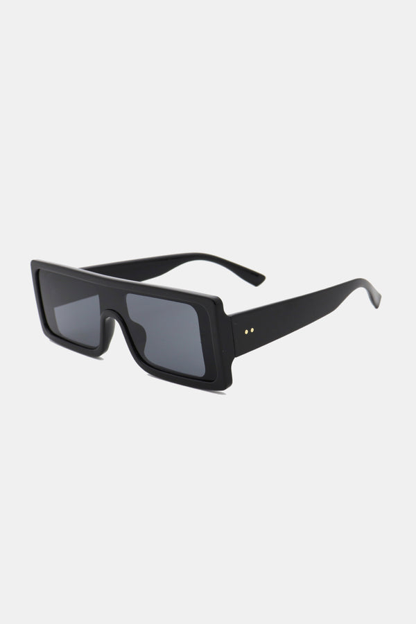 Polycarbonate Frame Rectangle Sunglasses-Teresa's Fashionista LLC