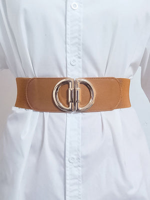 D Buckle Elastic Belt-Teresa's Fashionista LLC