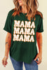 MAMA Round Neck Short Sleeve T-Shirt-Teresa's Fashionista LLC