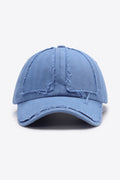 Distressed Adjustable Baseball Cap-Teresa's Fashionista LLC
