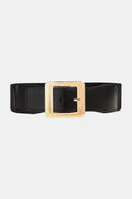 Alloy Buckle PU Leather Belt-Teresa's Fashionista LLC