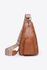 Adored Take A Trip PU Leather Sling Bag-Teresa's Fashionista LLC