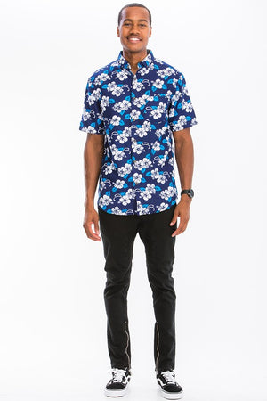 HAWAIIAN BUTTON DOWN SHIRT-Teresa's Fashionista LLC