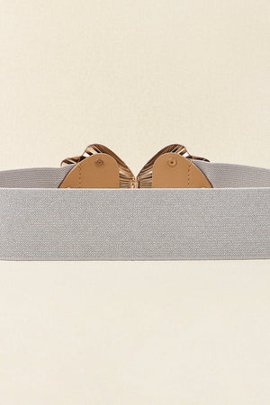 Zinc Alloy Buckle Elastic Belt-Teresa's Fashionista LLC