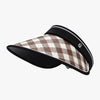 Plaid Natural Grass Adjustable Sun Hat-Teresa's Fashionista LLC