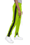 SINGLE STRIPE ANKLE ZIPPER TRACK PANTS-Teresa's Fashionista LLC