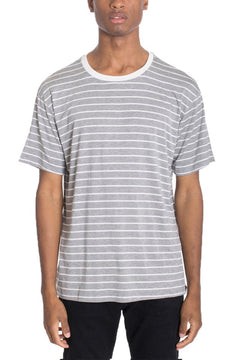 Weiv Short Sleeve Striped T Shirt-Teresa's Fashionista LLC