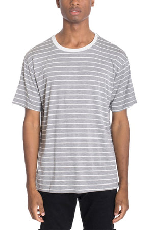 Weiv Short Sleeve Striped T Shirt-Teresa's Fashionista LLC