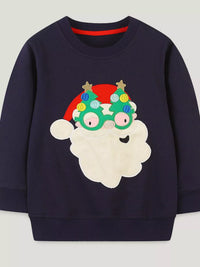 Children's Christmas Santa Crew Neck Sweatshirt