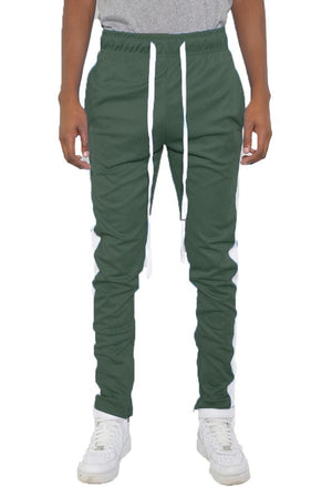 SLIM FIT SINGLE STRIPE TRACK PANT-Teresa's Fashionista LLC