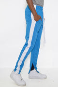 SLIM FIT SINGLE STRIPE TRACK PANT-Teresa's Fashionista LLC