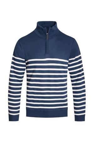 QUARTER ZIPPER PULLOVER SWEATER-Teresa's Fashionista LLC